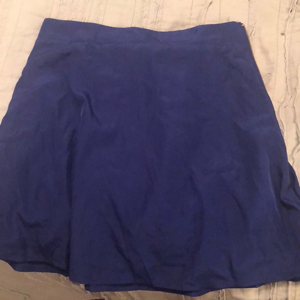 Blue Skater Skirt